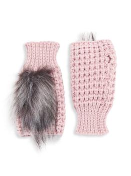推荐Faux Fur Knit Mittens商品