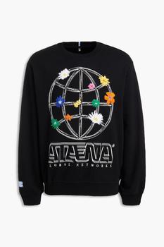 Embroidered printed French cotton-terry sweatshirt product img