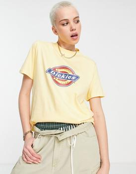 迪克斯是什么牌子, DICKIES | Dickies Icon logo t-shirt in yellow商品图片 7.5折
