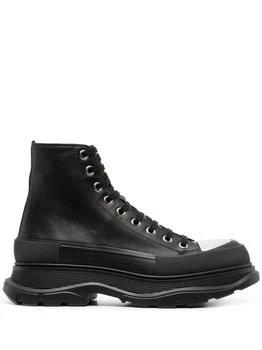 推荐ALEXANDER MCQUEEN - Leather Ankle Boot商品