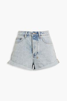 Ksubi | Rollin Out embroidered faded denim shorts商品图片,5折