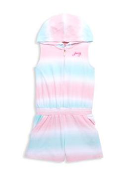 Juicy Couture | ​Girl’s Tie-Dye Sleeveless Hooded Romper商品图片,3.3折