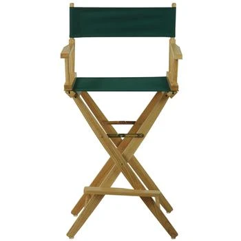 American Trails | Extra-Wide Premium 30"  Directors Chair Natural Frame W/Hunter Green Color Cover,商家Premium Outlets,价格¥887