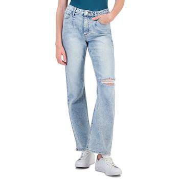 Juniors' High-Rise Relaxed Flare Jeans, Created for Macy's