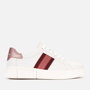 new york, Kate Spade | Kate Spade New York Women's Keswick 2 Cupsole Trainers - Optic White/Grenache商品图片 5.9折