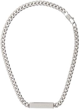 商品1017 ALYX 9SM | Silver Thinner ID Necklace,商家SSENSE,价格¥1880图片