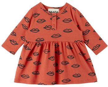 商品红色 Lips 婴儿连衣裙图片
