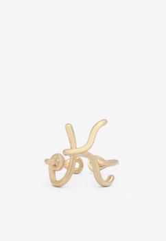 商品Adornmonde | Wordy Alphabet Ring in Letter K,商家Thahab,价格¥122图片
