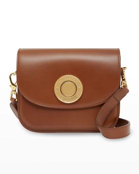 巴宝莉包包包, Burberry | Note Small Leather Saddle Shoulder Bag商品图片 