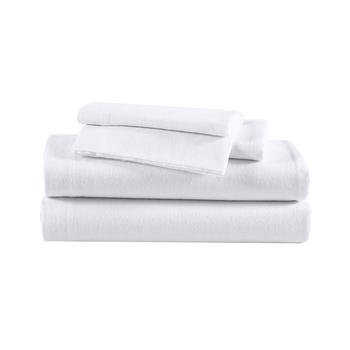 Eddie Bauer评价, Eddie Bauer | Eddie Bauer Solid Cotton Flannel 3-Piece Twin Sheet Set商品图片 