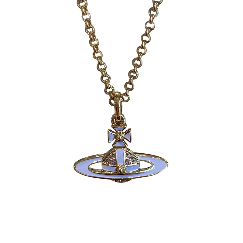 Vivienne Westwood | VIVIENNE WESTWOOD/西太后 女士紫色徽标项链 ,商家VPF,价格¥667