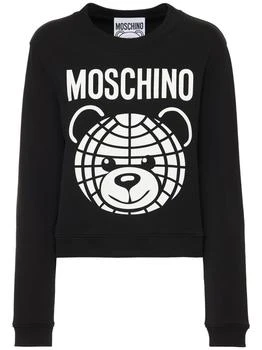 Moschino | Teddy Logo Print Cotton Sweatshirt 6折×额外7.5折, 额外七五折