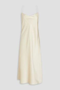 Theory | Satin midi slip dress,商家THE OUTNET US,价格¥1083