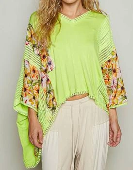 POL | Pol - Brielle Meadow Crochet Sleeve Top,商家ELITE FINDS,价格¥272