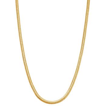 推荐Snake Link 18" Chain Necklace in 10k Gold商品