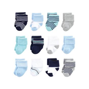 商品Luvable Friends | Baby Boy Terry Socks, Pack of 12,商家Macy's,价格¥186图片