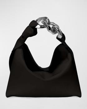 JW Anderson | Small Knot Chain Leather Top-Handle Bag商品图片,