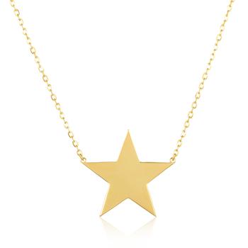 商品Melinda Maria | Thelma "Big" Star Necklace Solid 14k Gold,商家Melinda Maria,价格¥5380图片