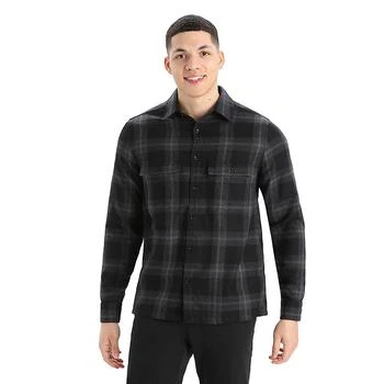 推荐Icebreaker Men's Dawnder LS Flannel Shirt Plaid商品