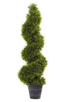 NEARLY NATURAL | 3' Grass Spiral Topiary Artificial Plant,商家Nordstrom Rack,价格¥1104