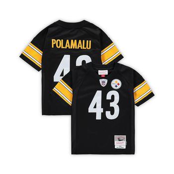 Mitchell & Ness | Toddler Boys and Girls Troy Polamalu Black Pittsburgh Steelers 2005 Retired Legacy Jersey商品图片,