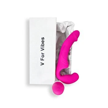 V For Vibes | Remote Control Strapless Strap-On Nixi- Pink,商家Verishop,价格¥797