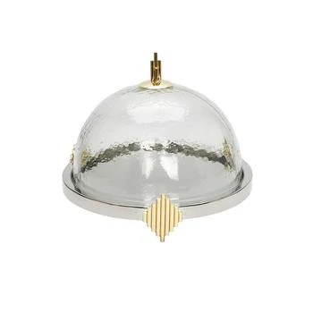 Classic Touch | Cake Dome with Stainless Steel Base Symmetrical Design,商家Macy's,价格¥696