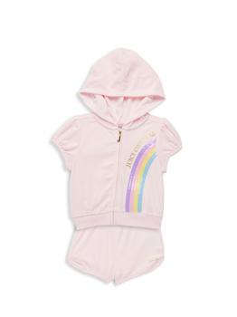 Juicy Couture | Little Girl’s 2-Piece Rainbow Sequin French Terry Set商品图片,4.2折