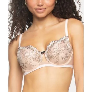 Paramour | Women's Aura Embroidered Overlay Demi Bra,商家Macy's,价格¥376