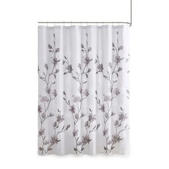 Madison Park | Magnolia Floral Printed Burnout Shower Curtain, 72" x 72",商家Macy's,价格¥318