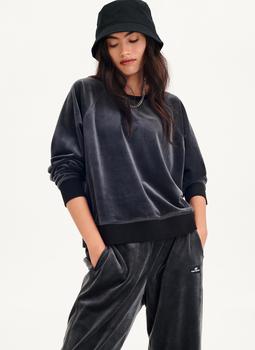 product Velour Crew Neck Pullover image