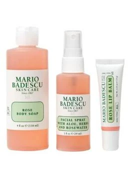 推荐Rose Essentials 3-Piece Facial Spray, Body Soap, & Lip Balm Kit商品