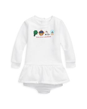 推荐Ralph Lauren Girls' Logo Fleece Dress & Bloomer - Baby商品