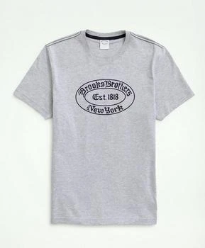 Brooks Brothers | Brooks Brothers Label Graphic T-Shirt 4折, 独家减免邮费