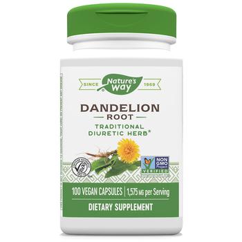 Nature's Way | Premium Herbal Dandelion Root 540 mg Dietary Supplement Capsules商品图片,满$80享8折, 满折