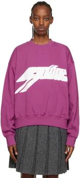 We11done | Purple Cross Symbol Sweatshirt 1.9折