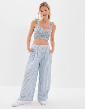 AE | AE High-Waisted Wide Leg Pant商品图片,4.9折