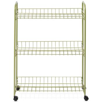 商品Honey Can Do | Steel 3-Tier Rolling Household Cart,商家Macy's,价格¥461图片