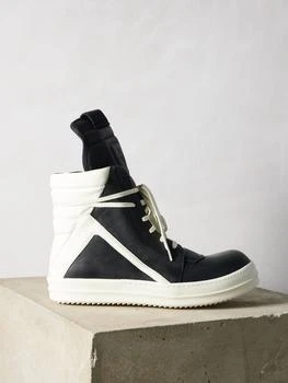 推荐Geobasket leather high-top trainers商品