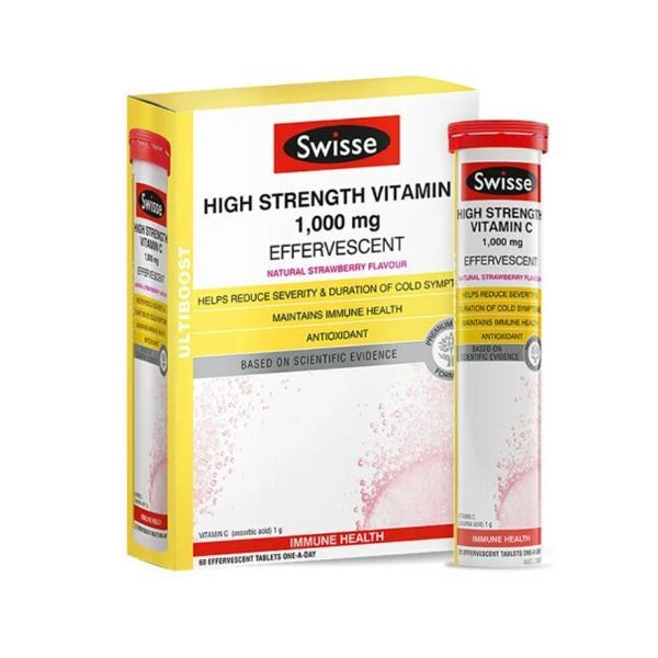 Swisse | Swisse VC泡腾片 60片(多种版本随机发货) 5.1折, 限时价, 包邮包税, 限时价