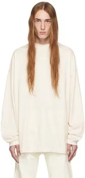 Essentials | Off-White Crewneck Long Sleeve T-Shirt 