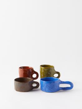 商品Jade Paton | Set of four stoneware mugs,商家MATCHES,价格¥1385图片