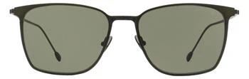 推荐John Varvatos Men's Rectangular Sunglasses V524 Gunmetal/Matte Black 57mm商品