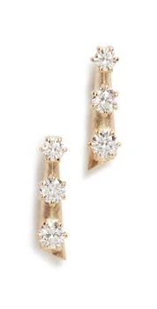 Jade Trau | Jade Trau 18k Kismet 条扣耳钉,商家Shopbop,价格¥10206