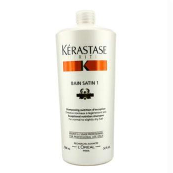 Kérastase | Kerastase 16631300444 Nutritive Bain Satin 1 Exceptional Nutrition Shampoo - For Normal to Slightly Dry Hair - 1000ml-34oz商品图片,9.1折