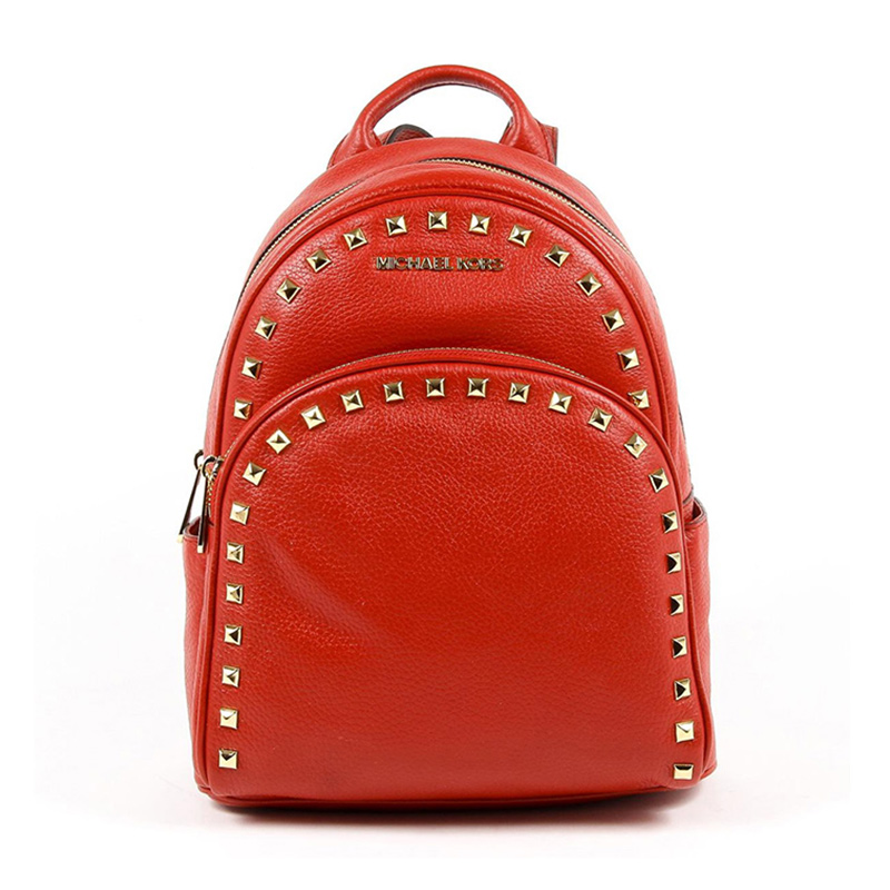 mk双肩包图片, Michael Kors | Michael Kors 迈克高仕 红色皮质女士背包 35T7GAYB5L-RED商品图片 满$100享9.5折, 满折