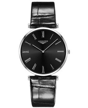Longines | Longines La Grande Classique De Longines Black Dial Black Leather Strap Men's Watch L4.766.4.51.2 8折