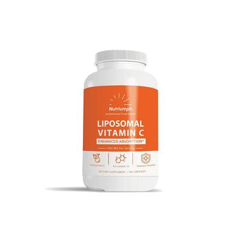 商品Nutriumph | LIPOSOMAL VITAMIN C - Immune Health & Potent Antioxidant Protection supplement | 180 capsules,商家Macy's,价格¥136图片