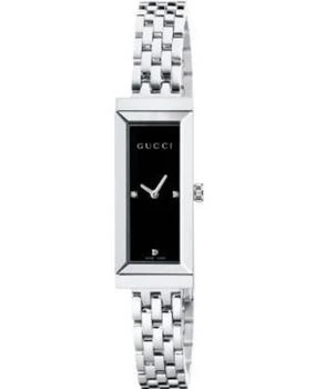 推荐Gucci G-Frame Diamond Black Dial Women's Watch YA127504商品