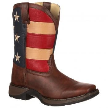 Durango | Patriotic Wellington Square Toe Boots (Toddler-Little Kid),商家SHOEBACCA,价格¥586